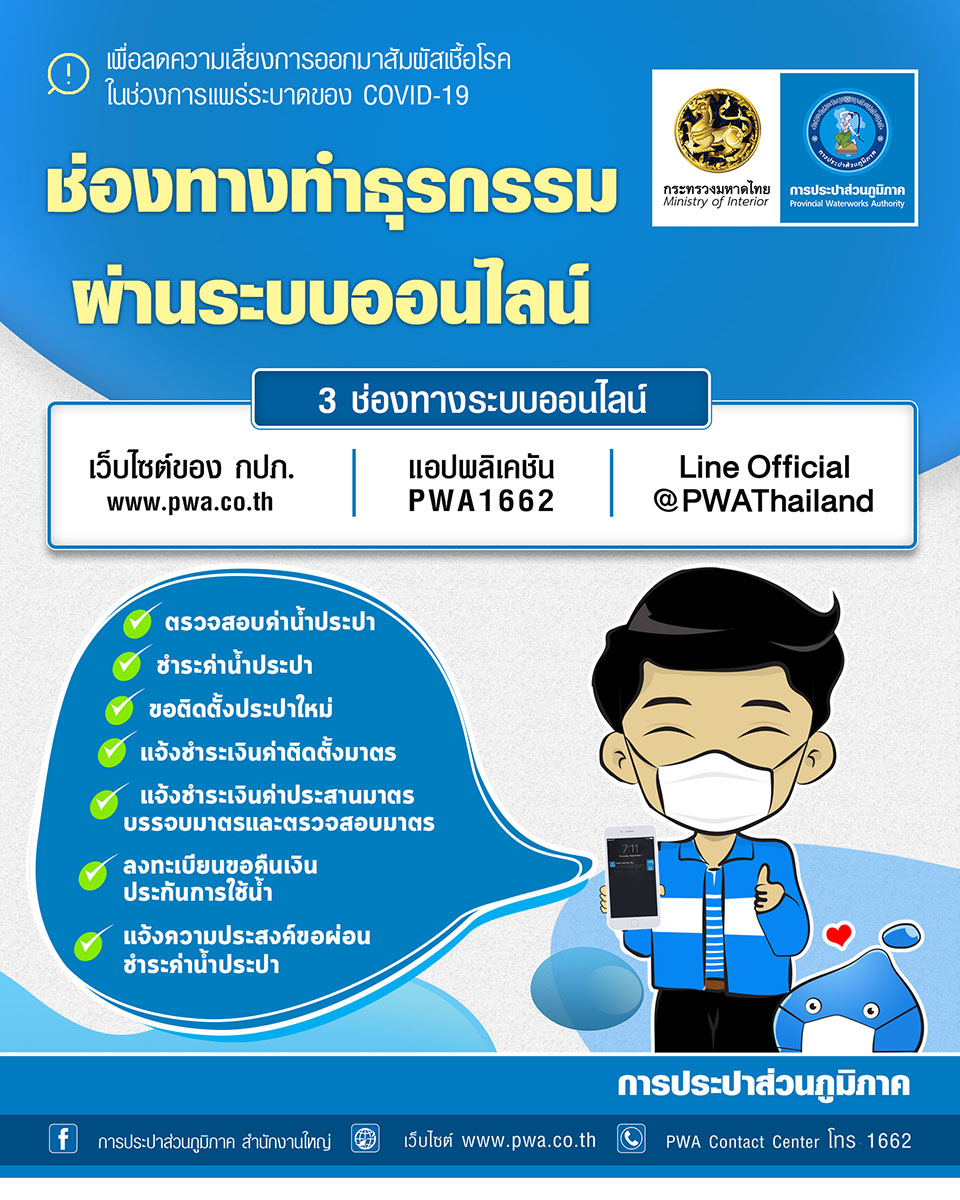 ช่องทางทำธุรกรรมผ่านระบบออนไลน์